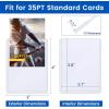 image100 Toploaders for Cards and 100 Soft Card Sleeves Sooez 35 PT Top Loaders Card Protectors 3quot x 4quot Hard Plastic Penny Sleeves for Baseball Football and Game Collectible Trading Cards42 Toploaders100 Soft Card Sleeves