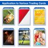 image100 Toploaders for Cards and 100 Soft Card Sleeves Sooez 35 PT Top Loaders Card Protectors 3quot x 4quot Hard Plastic Penny Sleeves for Baseball Football and Game Collectible Trading Cards42 Toploaders100 Soft Card Sleeves