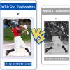 image100 Toploaders for Cards and 100 Soft Card Sleeves Sooez 35 PT Top Loaders Card Protectors 3quot x 4quot Hard Plastic Penny Sleeves for Baseball Football and Game Collectible Trading Cards42 Toploaders100 Soft Card Sleeves