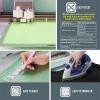 image12quot x 12ft Heat Transfer Vinyl Rolls PU Strong Stretchy HTV Vinyl White for Shirts Sooez Iron on Vinyl for All Cutter Machine Easy to Cut ampamp Weed for DIY Heat Vinyls Design Matte FinishSilver