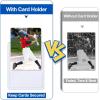 image200 Topload Card Holder and 200 Clear Sleeves Sooez 35 PT Topload Card Protectors 3quot x 4quot Hard Plastic Card Sleeves Baseball Card Protector Rigid Toploading Card Case for Collectible Trading Cards48 Topload