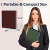 imageBinderX Extra Durable 3 Ring Binder Round Rings 1 Inch Binder Fits 175 Sheets of 85x11 Paper Customizable View Cover with Inside Pockets Cute 1quot Binders 1 Inch Binders 3 Ring PinkBurgundy Red