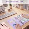 imageSooez 100 Envelopes Money Saving Challenge Savings Challenges Book with Envelopes ampamp Challenge Tracker Motivational Process to Save 5050 Money Saving Binder 100 Pocket PreNumbered PurpleGreen