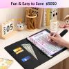 imageSooez 100 Envelopes Money Saving challenge with Reusable Tracker Savings Challenges Book with Envelopes A5 Money Saving Binder with Cash Envelopes Challenge Kit Fun Way to Save 5050Purple MarblePurple Marble