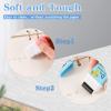 imageSooez 12 Pack Pencil Erasers Cute Erasers Pencil Eraser with Clean up Roller Pencil Eraser Shaving Roller Case Erasers for Party Favors Gift Supplies
