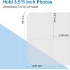 imageSooez 30 Pack 4x6 Photo Sleeves for 3 Ring Binder 180 Pictures Heavy Duty Plastic Album Refill Pages Clear Archival Sheets 85x1135x5