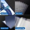 imageSooez 30Pocket Binder with Plastic Sleeves 9x12 Heavy Duty Art Portfolio Folder with Clear Sheet Protectors Display 60 Pages Presentation Book for Artwork Document Organizer Binder  4 PackNavy Blue