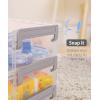 imageSooez 6 Pack Extra Large Pencil Box Plastic Hard Pencil Case Crayon Box Bulk Clear Marker Organizer Plastic Containers with Lid Stackable Storage Boxes for Art Craft Back to School Supplies MultiPink