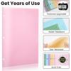 imageSooez 6 Pack Folders with Pockets 3 Hole Punched Plastic Pockets Folders for 3 Ring Binder with Labels Heavy Duty Binder Folder 2Pocket Folder for Document Colored File Folders Letter SizePurple
