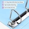 imageSooez BinderX Extra Durable 3 Inch 3 Ring Binder DRing Large Binder Holds 670 Sheets of 85x11 Paper Customizable View Cover with Inside Pockets Heavy Duty 3 Ring Binder for School Olive GreenWhite