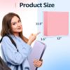 imageSooez BinderX Extra Durable 3 Inch 3 Ring Binder DRing Large Binder Holds 670 Sheets of 85x11 Paper Customizable View Cover with Inside Pockets Heavy Duty 3 Ring Binder for School Olive GreenLight Blue