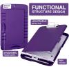 imageSooez Clipboard with Storage High Capacity Nursing Clip Board 85 x 11 with Pen Holder ampamp Low Profile Clip Plastic Clipboards Case Box Teacher Must Haves School Office SuppliesLetter Size A4Dark Purple