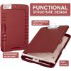 imageSooez Clipboard with Storage High Capacity Nursing Clip Board 85 x 11 with Pen Holder ampamp Low Profile Clip Plastic Clipboards Case Box Teacher Must Haves School Office SuppliesLetter Size A4Claret