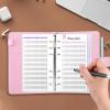 imageSooez Money Organizer for Cash A6 Budget Binder with Zipper Envelopes Rose Gold Sticky Labels ampamp Extra Thick Expense Sheets Money Saving Binder Budget Book with Cash Envelopes for BudgetingYellowA Yellow