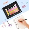 imageSooez Pencil Pouch for 3 Ring Binder 2 Pack Binder Pencil Pouch with Clear Window Pencil Bags with Zipper ampamp Reinforced Grommets Pencil Case for Binder Black ampamp BlackAzure Blue  Black