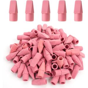 image120 Pack Erasers for Kids Sooez Pencil Top Erasers Eraser Caps Cap Toppers Small Cute Drawing Erasers Classroom Must Have for Teacher ampamp Student Back to School SuppliesPink