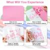 image12quot x 14FT White Vinyl  Glossy White Permanent Vinyl with PET Backing Easier Weed Never Residue Permanent Adhesive for Cutting Machine Party Decoration Car Decal Signs ScrapbookingPink