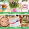 image12quot x 14FT White Vinyl  Glossy White Permanent Vinyl with PET Backing Easier Weed Never Residue Permanent Adhesive for Cutting Machine Party Decoration Car Decal Signs ScrapbookingMatte White