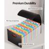imageSooez 26Pocket Accordion File Organizer with Unobstructed AZ Tabs Premium Expanding File Folder Tax Receipt Document Organizer Storage for LetterA4 Size Paper School Office ampamp Home Supplies