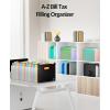 imageSooez 26Pocket Accordion File Organizer with Unobstructed AZ Tabs Premium Expanding File Folder Tax Receipt Document Organizer Storage for LetterA4 Size Paper School Office ampamp Home Supplies