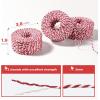 imageSooez 3 Roll Raffia Ribbon String 984 Feet Wrapping Raffia Paper String Ribbon Packing Paper Twine for Craft DIY Supply Christmas 328Feet Each RollRedwhite