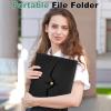 imageSooez 7 Pocket Expanding File Folder Premium Accordion File Organizer Letter Size Folders for Documents Sleek Filing Folders with Bungee Closure Portable Folders for School Office Supplies GreenGreen
