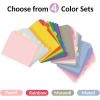 imageSooez 8 Tabs LongLasting Plastic Write ampamp Erase Large Tabs Dividers for 3 Ring Binder Aesthetic Cute Pastel Binder Dividers for Student Teacher Office Home Organizers 1 Set Pastel ColorPastel Color