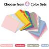 imageSooez 8 Tabs LongLasting Plastic Write ampamp Erase Large Tabs Dividers for 3 Ring Binder Aesthetic Cute Pastel Binder Dividers for Student Teacher Office Home Organizers 1 Set Pastel ColorPastel Color