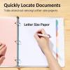 imageSooez 8 Tabs LongLasting Plastic Write ampamp Erase Large Tabs Dividers for 3 Ring Binder Aesthetic Cute Pastel Binder Dividers for Student Teacher Office Home Organizers 1 Set Pastel ColorPastel Color