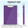 imageSooez Clipboard with Storage Heavy Duty Cleaview Clip Boards 85x11 with Dual Storage Dry Erase Plastic Nursing Clipboard High Capacity Clipboards Folder for Teacher Nurse School ampamp Office SuppliesPurple