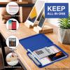 imageSooez Clipboards with Storage High Capacity Clip Boards 85x11 with Storage Heavy Duty Nursing Clipboard Folder Plastic Clipboard with Pen Holder for Women Teachers Work School ampamp Office SuppliesDark Blue With Black Clip