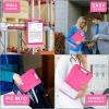 imageSooez Clipboards with Storage High Capacity Clip Boards 85x11 with Storage Heavy Duty Nursing Clipboard Folder Plastic Clipboard with Pen Holder for Women Teachers Work School ampamp Office SuppliesRose Red