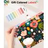 imageSooez Expanding File Folders Organizer Folders with 5 Pockets Folders for Documents wSticker Accordion File Organizer Paper Receipt Bill Filing Organizer School Office Travel Essentials SuppliesBlack Floral
