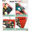 imageSooez Expanding File Folders Organizer Folders with 5 Pockets Folders for Documents wSticker Accordion File Organizer Paper Receipt Bill Filing Organizer School Office Travel Essentials SuppliesBlack Floral