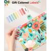 imageSooez Expanding File Folders Organizer Folders with 5 Pockets Folders for Documents wSticker Accordion File Organizer Paper Receipt Bill Filing Organizer School Office Travel Essentials SuppliesPink Tulips