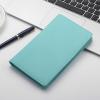 imageSooez Leather Professional Business Card Book Holder Organizer 240 Capacity Credit Card Booklet PU Name Cards Holder Storage File for Men Women 77 x 45 Inch BlackMint Green