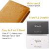 imageSooez Leather Professional Business Card Book Holder Organizer 240 Capacity Credit Card Booklet PU Name Cards Holder Storage File for Men Women 77 x 45 Inch BlackOrange