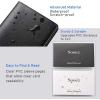 imageSooez Leather Professional Business Card Book Holder Organizer 240 Capacity Credit Card Booklet PU Name Cards Holder Storage File for Men Women 77 x 45 Inch BlackBlack