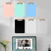 imageSooez Plastic Clipboard with Pen Holder 10 Thicker Clip Boards 85x11 with Low Profile Clip Cute Hanging Clipboard Standard Letter Size A4 for Women Kid Teacher Office ampamp School Supplies BlackLight Pink