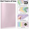 imageSooez Plastic Folders with Pockets and Prongs 6 Pack Pocket Folders with Prongs Heavy Duty 3 Prong 2Pocket Folders for Document Colored File Folder Back to School Supplies for KidsPastel Colors