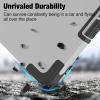 imageSooez Toughest Clipboard with Storage Internal Pen Pouch Included Letter A4 Size Shockproof Heavy Duty Plastic Clip Boards 85x11 High Capacity Clipboards Box Case for Contractor Trucker DriverGrey  Black Corner