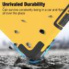imageSooez Toughest Clipboard with Storage Internal Pen Pouch Included Letter A4 Size Shockproof Heavy Duty Plastic Clip Boards 85x11 High Capacity Clipboards Box Case for Contractor Trucker DriverYellow  Black Corner