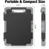 imageSooez Toughest Clipboard with Storage Internal Pen Pouch Included Letter A4 Size Shockproof Heavy Duty Plastic Clip Boards 85x11 High Capacity Clipboards Box Case for Contractor Trucker DriverPink