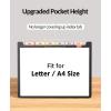 imageSooez Upgraded Accordion File Organizer Expanding File Folder with Deeper 12 Pockets  Never Cover Up Index Tabs Monthly Bill Paper Receipt Document Organizer Letter A4 Size for Home Office SchoolBlack With Rainbow Pocket