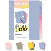 imageSooez 8 Tabs LongLasting Plastic Write ampamp Erase Large Tabs Dividers for 3 Ring Binder Aesthetic Cute Pastel Binder Dividers for Student Teacher Office Home Organizers 1 Set Pastel ColorMuted