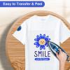 image12quot x 10ft Heat Transfer Vinyl HTV Rolls Black Sooez HTV Vinyl for TShirt Iron on Vinyl Easy to Cut ampamp Weed for DIY Heat Vinyls DesignBlue