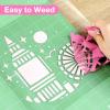 image12quot x 10ft Heat Transfer Vinyl HTV Rolls Black Sooez HTV Vinyl for TShirt Iron on Vinyl Easy to Cut ampamp Weed for DIY Heat Vinyls DesignPink