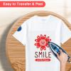 image12quot x 10ft Heat Transfer Vinyl HTV Rolls Black Sooez HTV Vinyl for TShirt Iron on Vinyl Easy to Cut ampamp Weed for DIY Heat Vinyls DesignRed