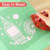 image12quot x 10ft Heat Transfer Vinyl HTV Rolls Black Sooez HTV Vinyl for TShirt Iron on Vinyl Easy to Cut ampamp Weed for DIY Heat Vinyls DesignRed