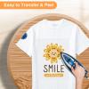 image12quot x 10ft Heat Transfer Vinyl HTV Rolls Black Sooez HTV Vinyl for TShirt Iron on Vinyl Easy to Cut ampamp Weed for DIY Heat Vinyls DesignSilver2
